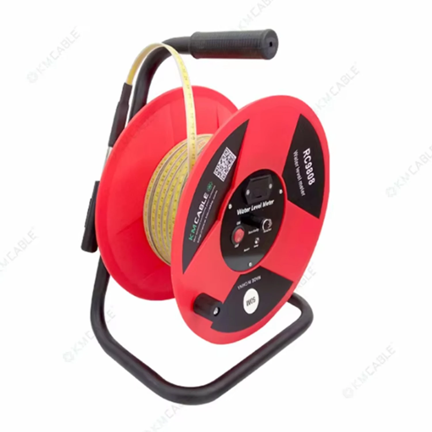 15m 30m Water Level Indicator ,Steel Ruler Tape with Probe Dipper /Water Level Meter