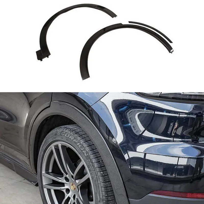 

Car Accessories Dry Carbon Fiber Body Kit Wheel Arches Wide Body Extensions Fender Flares for Porsche Cayenne 9Y0 Coupe 9Y3