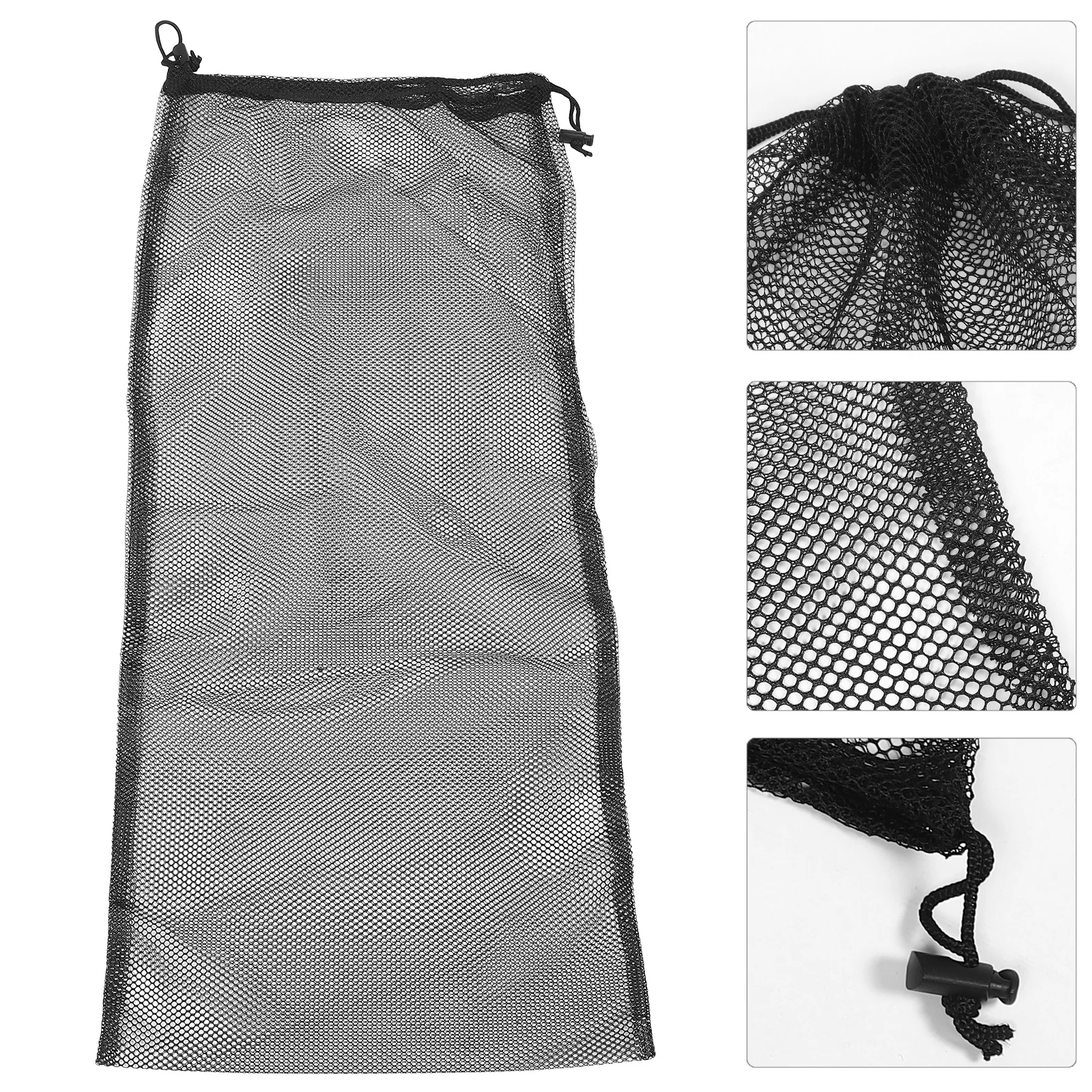 

Breathable Mesh Bag Secure Drawstring Closure for Snorkeling Diving Swimming Gear Lightweight Travel Storage