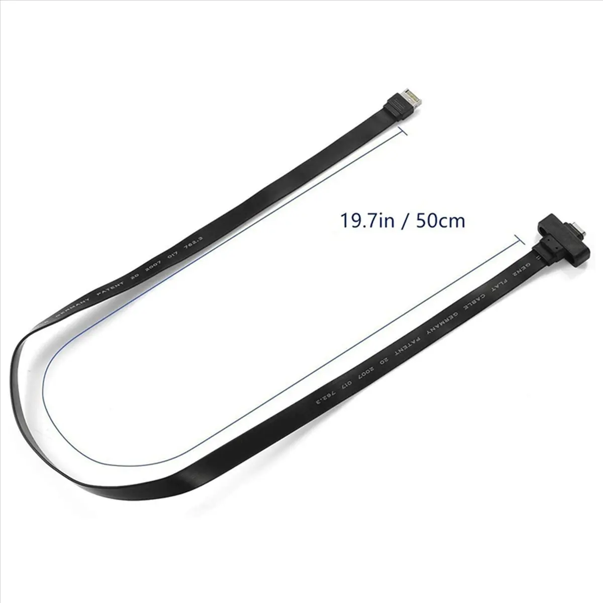 

3X USB 3.1 Front Panel Type E to Type C Extension Cable ,Gen 2 (10 Gbit/S) Internal Adapter Cable,with 2 Screws (50cm)