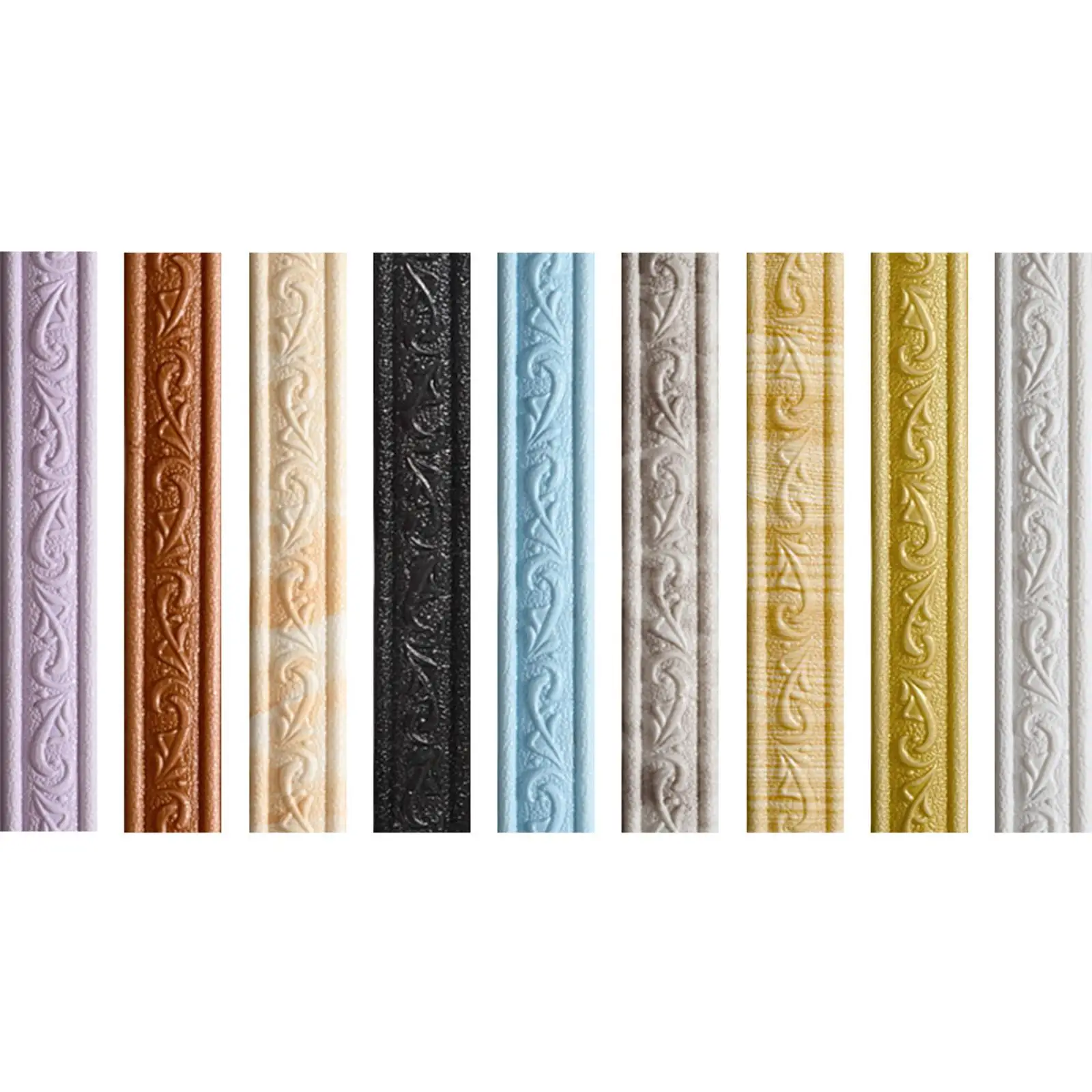 Diamond Embroidery Self-adhesive Picture Frame 3D Foam Self-adhesive Waist Corner Line DIY Wall Edge Strip Skirting Wallpaper