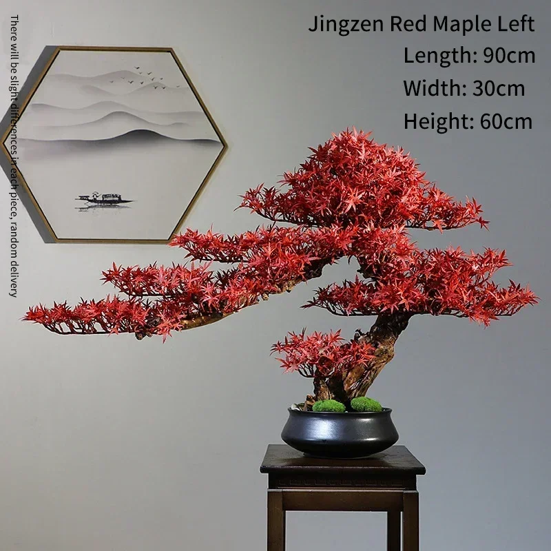 Simulation Bonsai Tree for Decoration, Welcome Pine, Green Planting, Fake Landscaping, Home, Living Room, Hotel