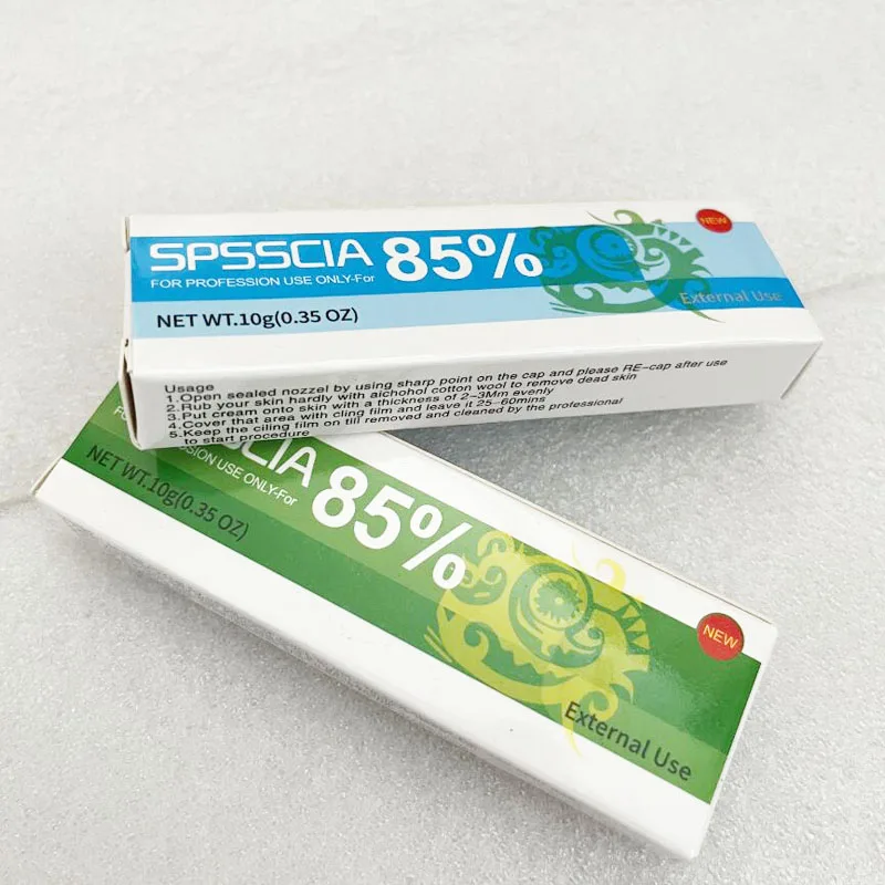 

New Arrival 85% Green Spsscia Tattoo Cream Before Permanent Makeup Microblading Eyebrow Lips Body Skin 10g