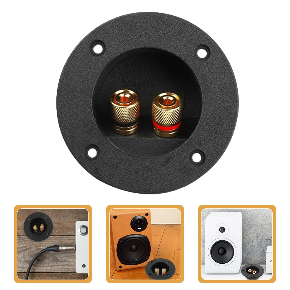

6pcs Speaker Box Terminal Cup Car Audio Binding Post Connectors For Subwoofer Wiring Junction Box Speaker Terminal Plate