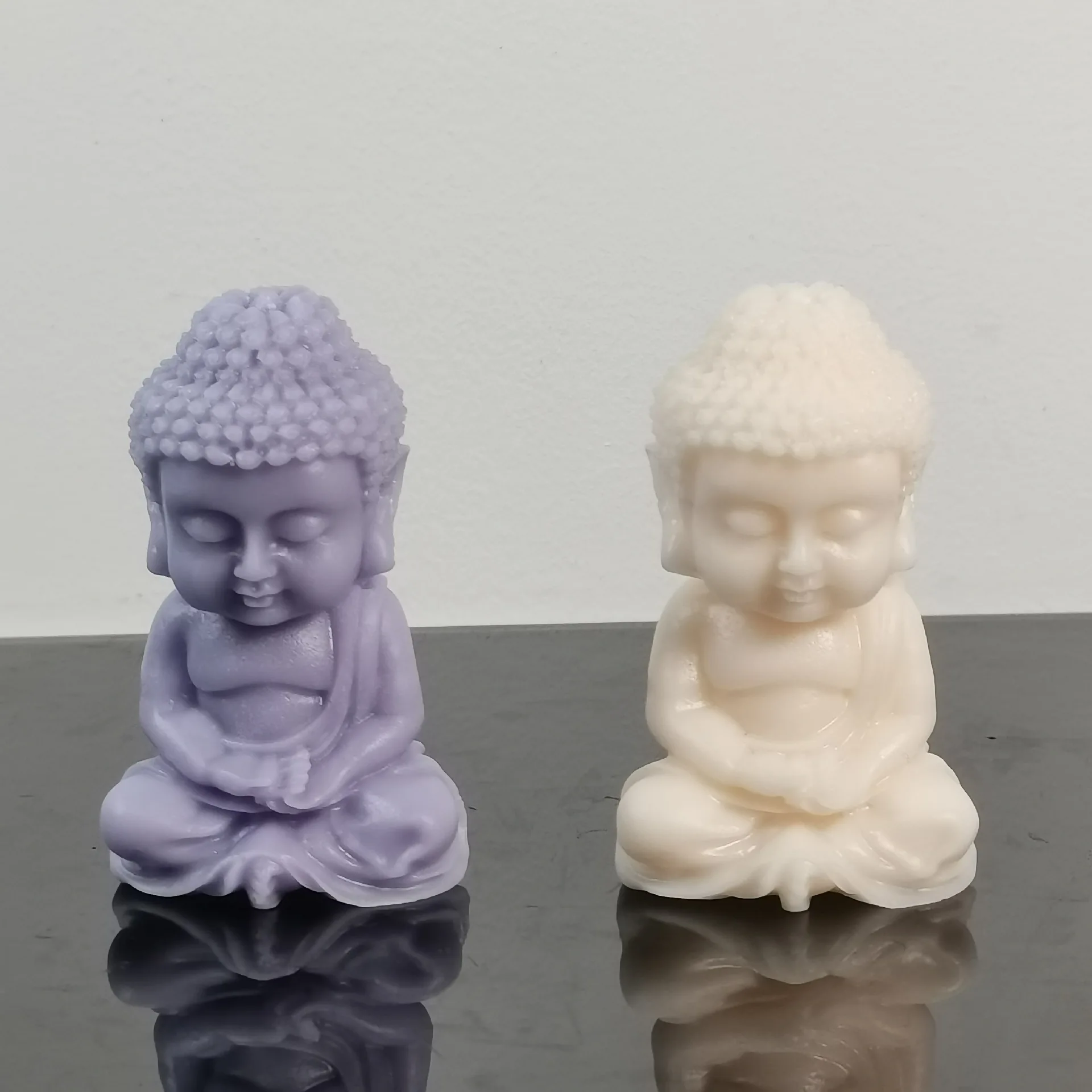 3D Maitreya Silicone Candle Mold DIY Church Buddha Making Plaster Epoxy Resin Aroma Soap Chocolate Baking Molds Home Decor