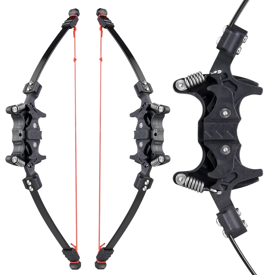 

Laser Aiming Compound Bow Foldable Spring Bow 12 Pound Mini Recurve Bow Indoor and Outdoor Competitive Shooting Sports Package