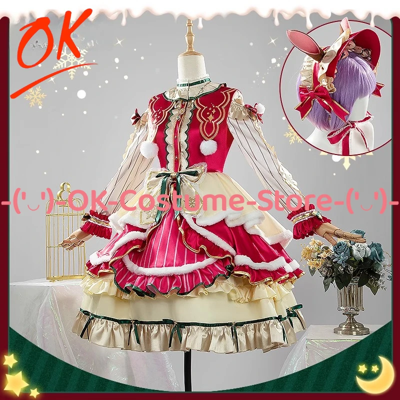 

[Индивидуальный размер] Umamusume Pretty Derby Mejiro Bright Косплей Костюм Рождественское платье Аниме Игровой персонаж Наряд Вечеринка Униформа