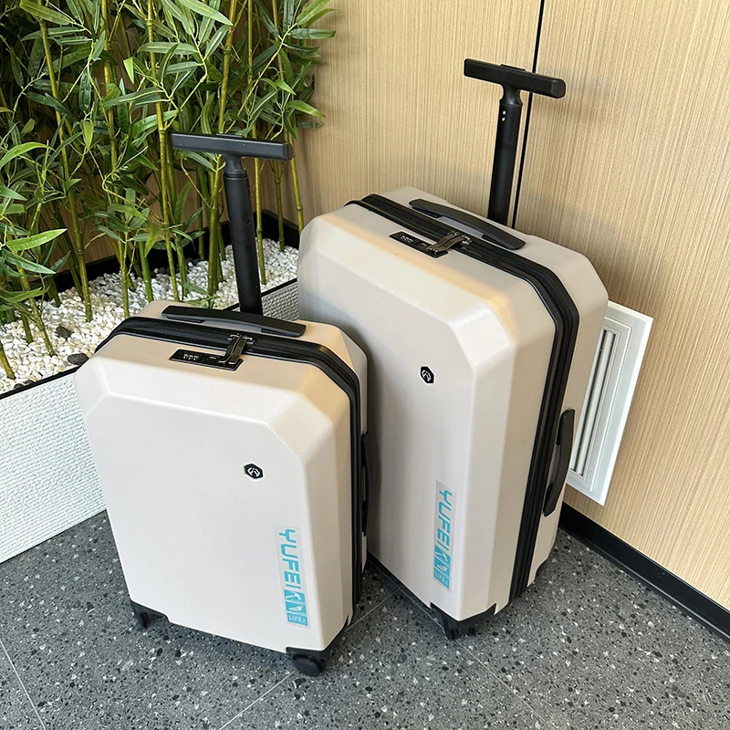 26-Inch Fashion Trend Ultra-Lightweight PC Hard-Shell Luggage Durable Rolling Lightweight Suitcase for Travel