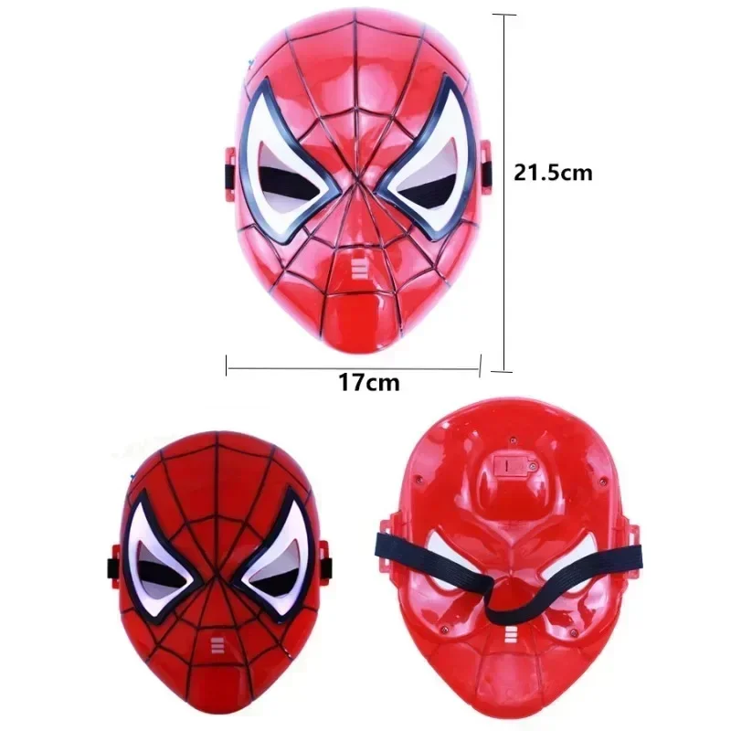 One Piece Marvel Spiderman Masks Hulk Iron Man Captain America  Figure Led Light Collection Decoration Cosplay Model Toys Gifts