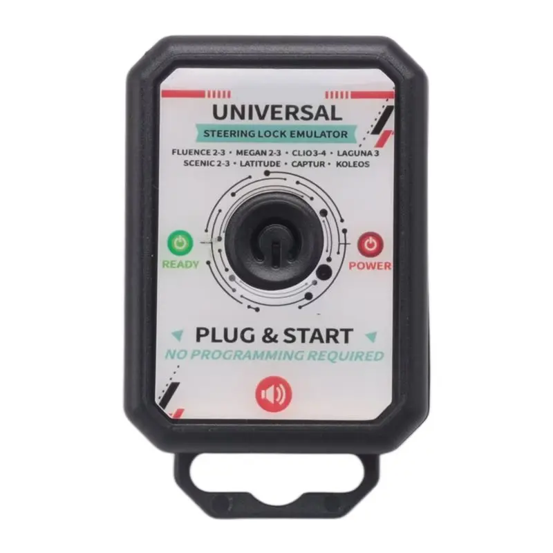 1 Piece Universal Steering Lock Emulator Simulator ESL ELV Plug And Start Black Plastic For RENAULIT ELV LOCK Renault