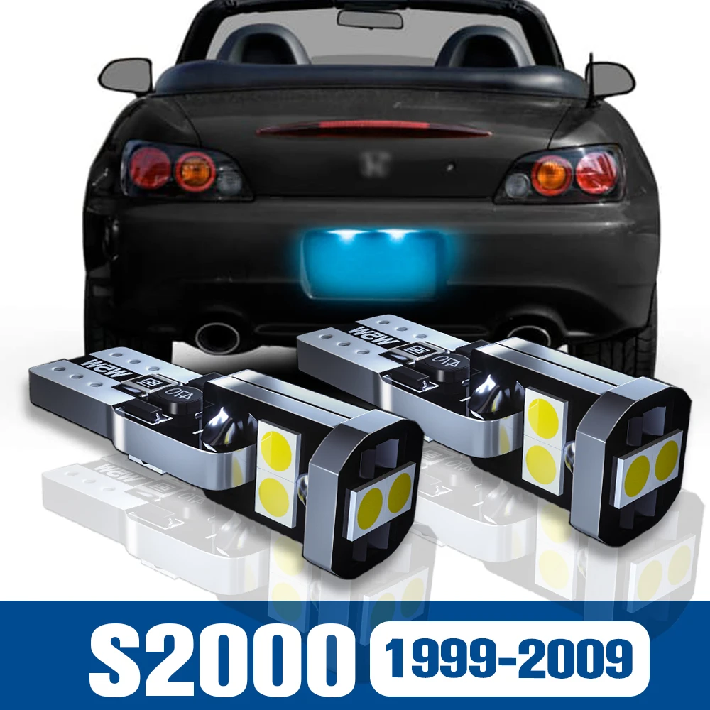 

2pcs LED License Plate Light Lamp Accessories Canbus For Honda S2000 1999 2000 2001 2002 2003 2004 2005 2006 2007 2008 2009