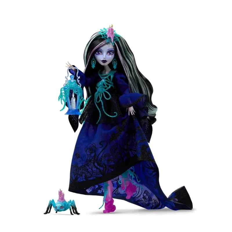 دمية Monster High Lenore Loomington Collector'S Edition، زخرفة لطيفة، هدايا مهرجان الأداء عالية التكلفة #6