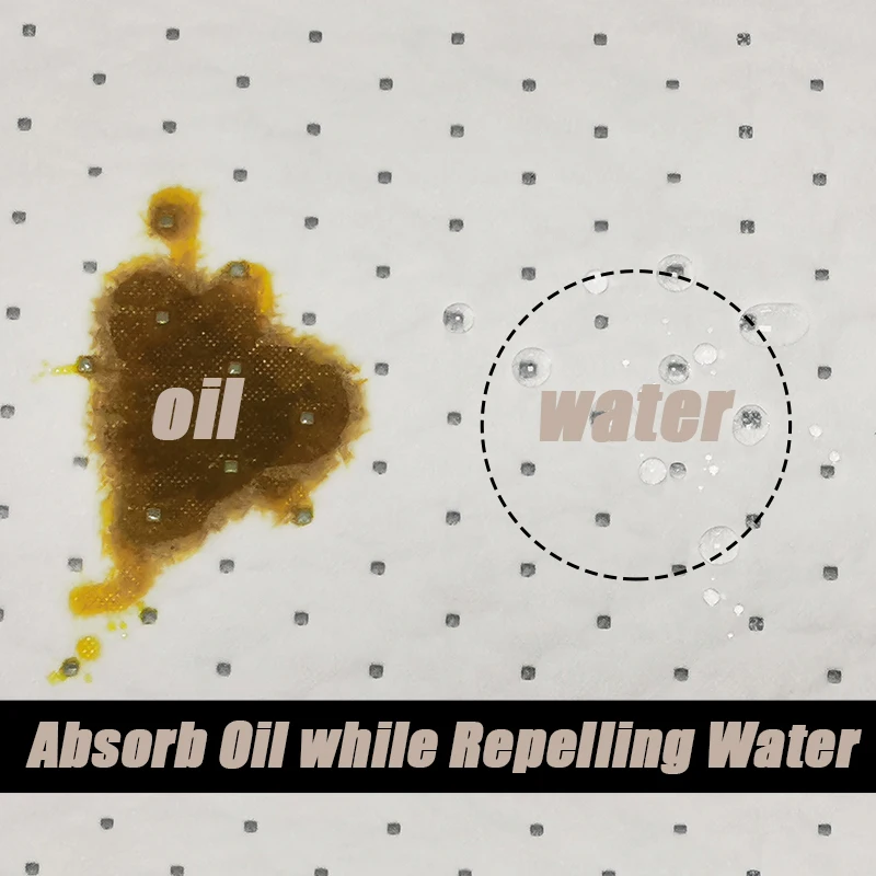 Cuscinetto assorbente solo per olio pesante