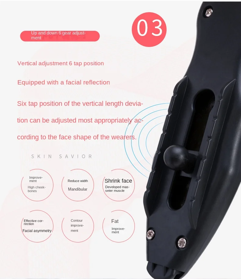 Face machine V face bandage mandible masseter to correct asymmetrical facial gaunt face mask beauty massage instrument facial bo
