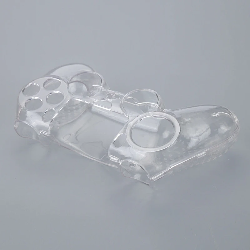 Caso de pele transparente para PS4 Controller, Hard PC Protector, Clear Cover, Proteja Console de Poeira, Água e Scratch, 1pc