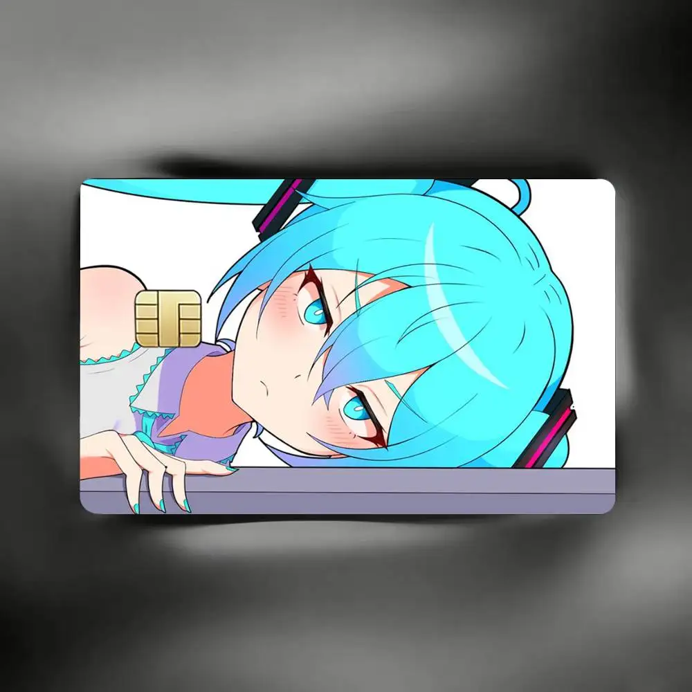 Anime M-MIKU  Sticker Decoration Creative Bank Card Bus Metro Waterproof Sticker