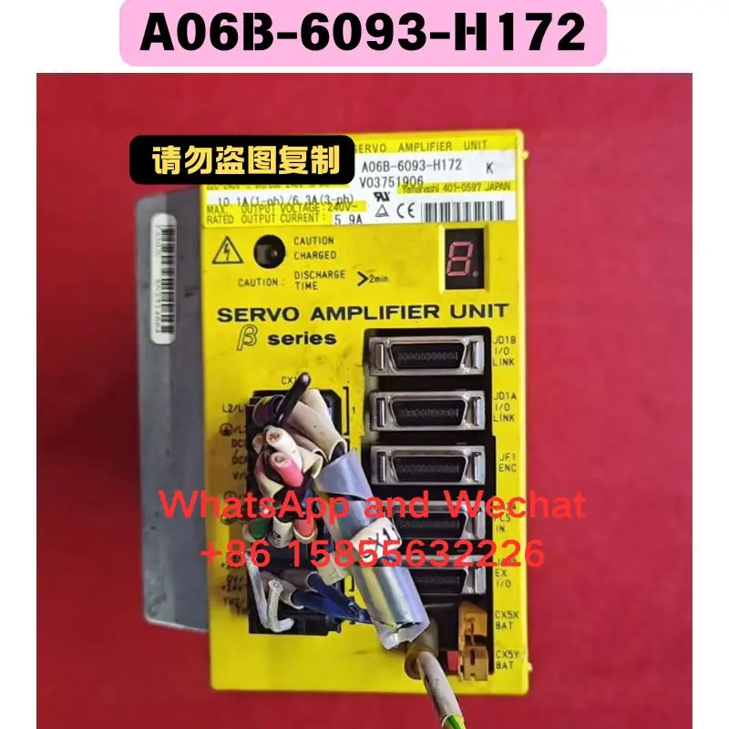 

Б/у драйвер A06B-6093-H172 Функциональный тест ОК Быстрая доставка