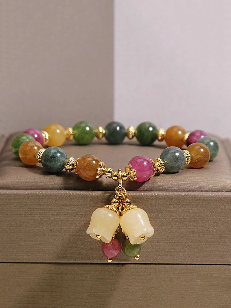 pulsera-de-turmalina-colorida-canary-kiss-de-disenador-parisino-con-colgante-de-campanilla-y-broche-estilo-casual-coleccion