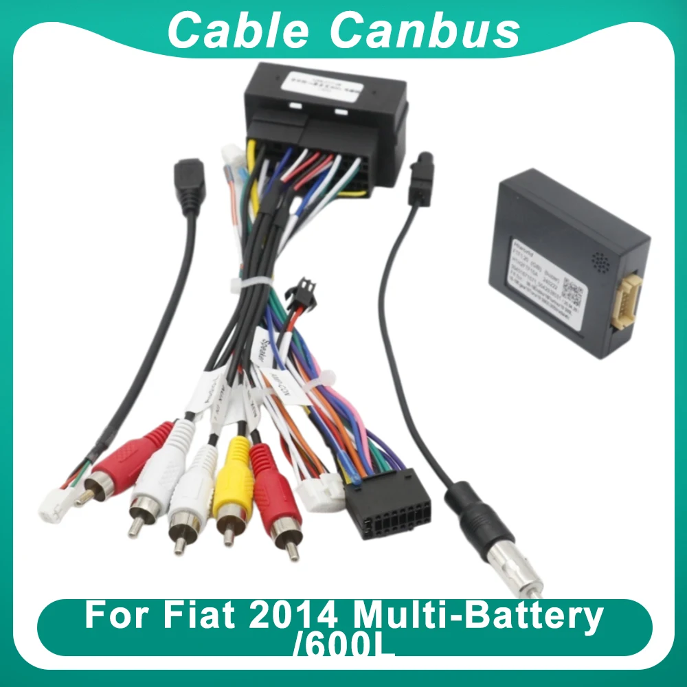 Cable CANBUS Wiring Harness For Fiat 2014 Multipla 600L Car Radio Stereo Power Adapter
