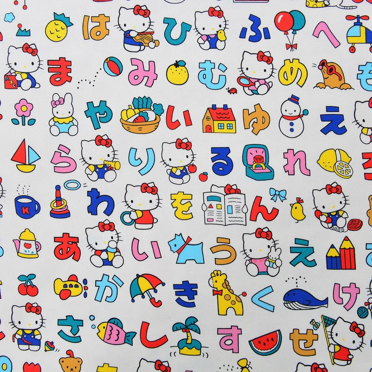 Cotton Canvas Fabric Hello Kitty My Melody Cartoon Cute Picture Theme Fabric Tablecloth Backpack Handmade Baby Fabric