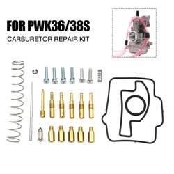 Alconstar-Juego de reacondicionamiento de carburador, Kit de reparación para carreras Keihin PWK38S PWK36S 150XC 250EXC