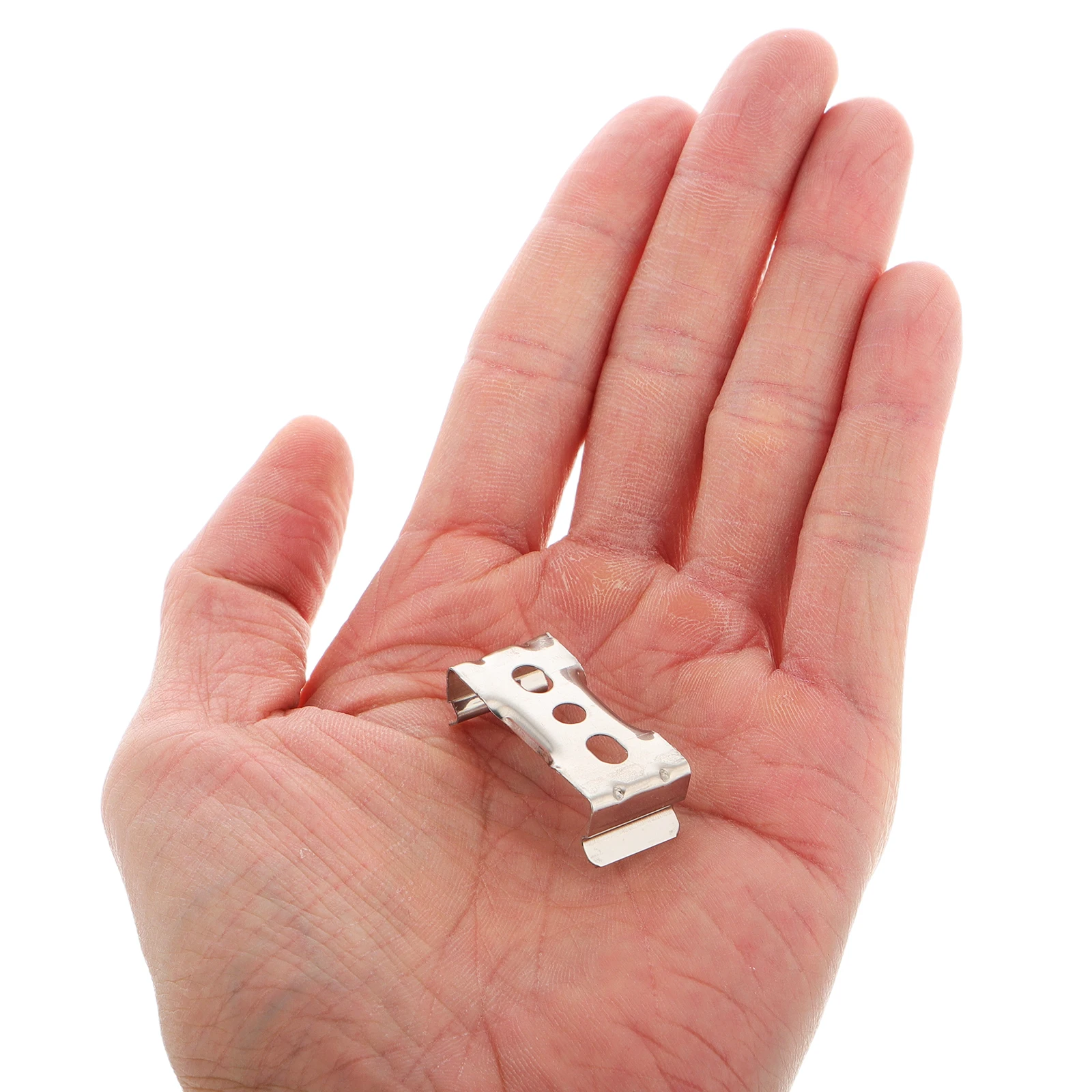 

100pcs Lamp Tube Clips Light Fixing Brackets Manganese Steel Easy Install Home Office Use LED Strip Neon Recessed