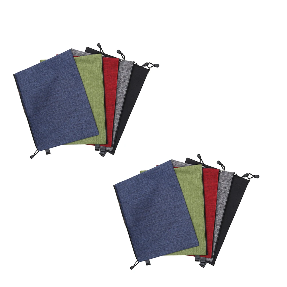

10 Pcs Zipper Bag File Holder Water Proof Document Organizer B4 Portable Student