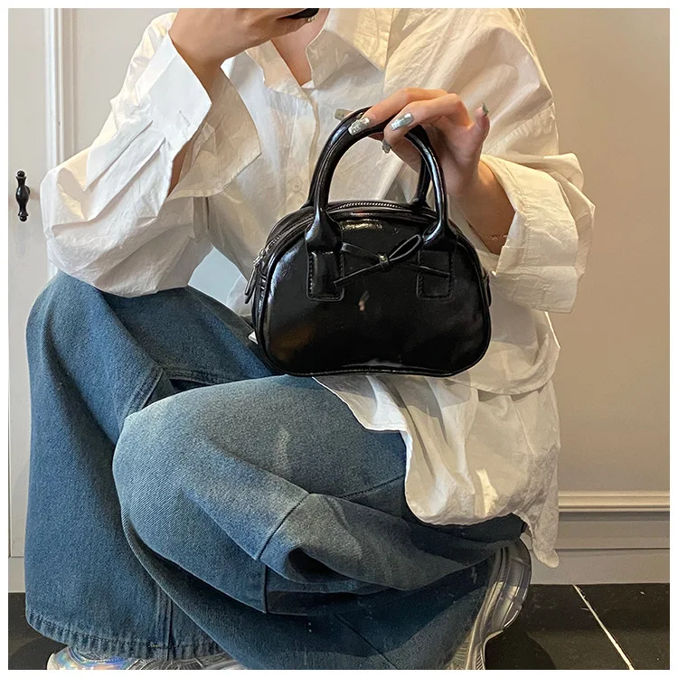 

2025 г. Модная женская сумка на одно плечо, маленький квадратный кошелек - элегантная женская сумка через плечо на молнии с верхней ручкой