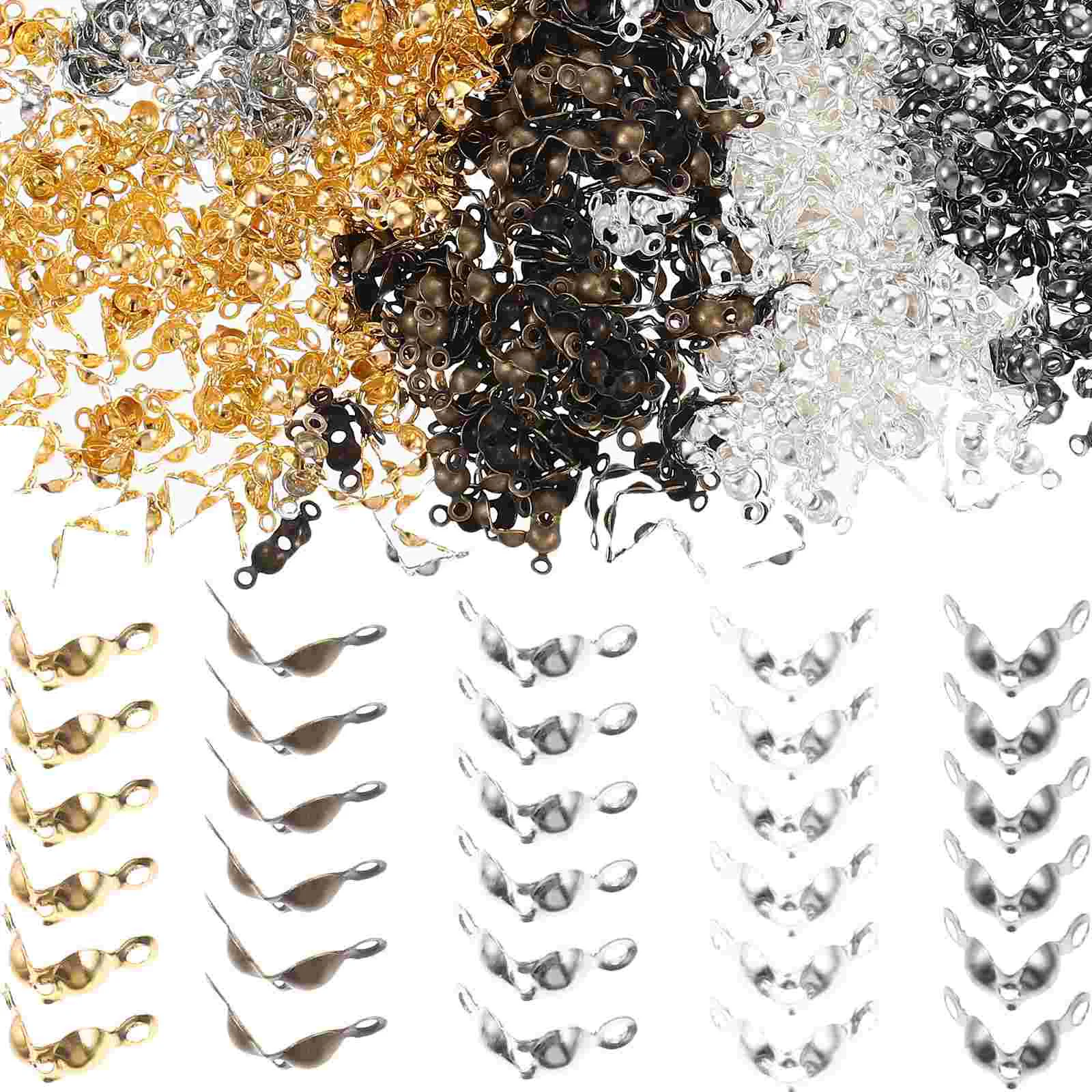 

1000 Pcs Jewelry Findings Crimp Beads for Making Buckle Necklace Clasp Bracelet