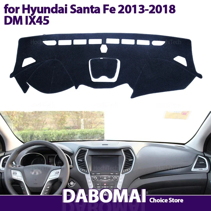 

Car Accessories Dash Board Sunshade Anto-UV Carpet Dashboard Cover Protective Pad for Hyundai Santa Fe 2013-2018 DM IX45