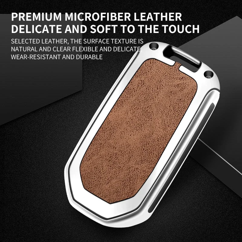 Zinc Alloy Car Key Case Cover for Honda Civic HRV CRV XRV CR-V Crider Odyssey Pilot Fit Accord Auto Keychain Bag Accessories