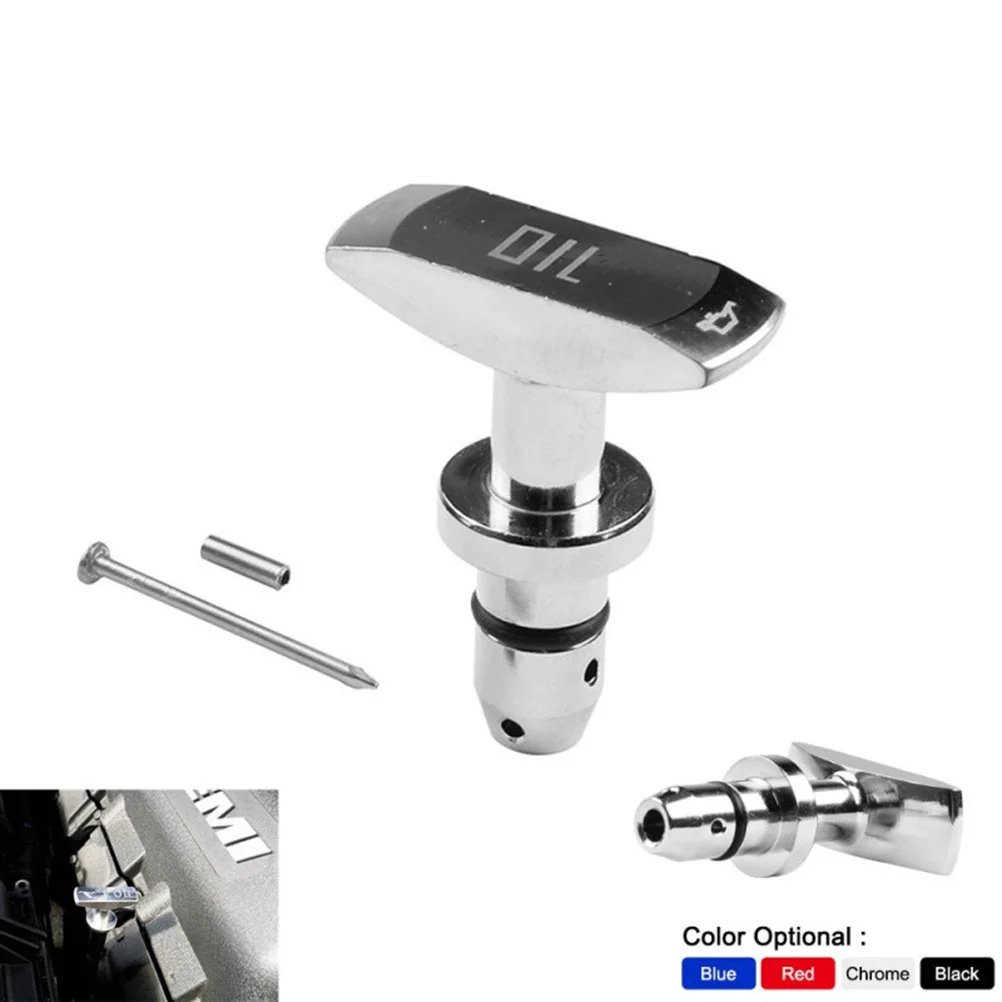 Poignée de niveau d'huile moteur de remplacement, fournitures de modification de voiture, compatible pour ightGT500, argent