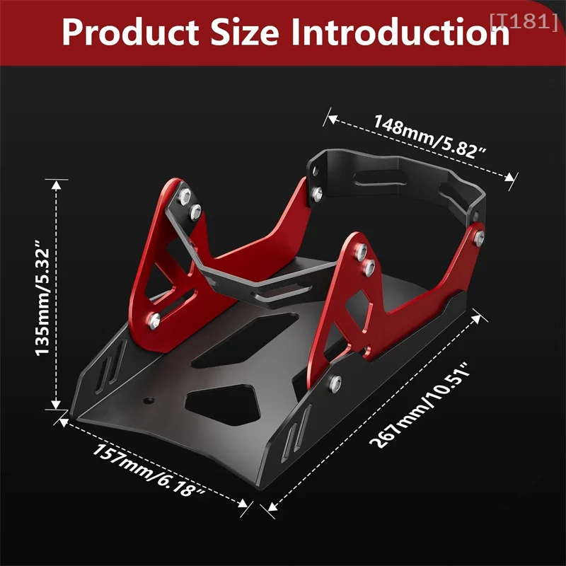 

[E]Motorcycle Trailer Heavy-duty IRON Front Wheel Stand Wheel Chock Upright For Mount Trailer Rack Parking Fixed Frame Dirt Bike