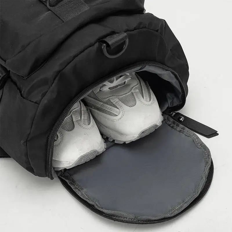 Mode grote sportzwemmen fitnesstas met droge en natte scheiding, onafhankelijke schoenencompartiment reistas