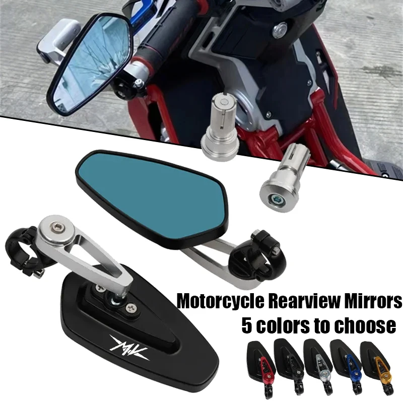 Espejos retrovisores laterales para manillar de motocicleta, espejo de aluminio de 7/8 "y 22MM para MV Agusta Brutale 675 750 800 910 920 989 1078 1090 RR S