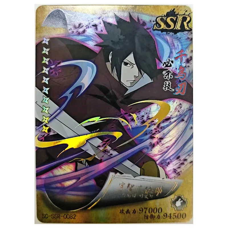Anime NARUTO Toys for boys Kimimaro Rock Lee Might Guy Killer Bee Inuzuka Konan Kushina Rare SSR Collectible Cards Birthday Gift