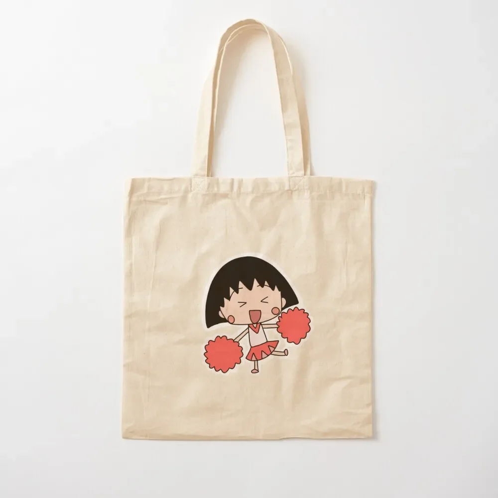 Chibi maruko chan Tote Bag shopping bag logo university shopper bag Eco shopper woman