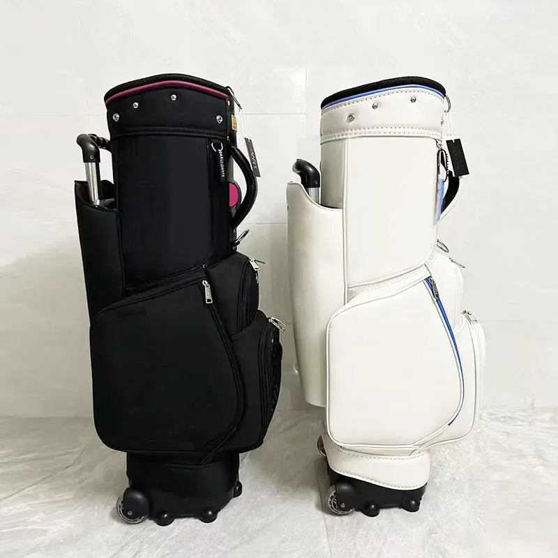 Professional Golf Stand Bags Standard Waterproof PU Travel Sport Package Large Capacitytraining Accessory