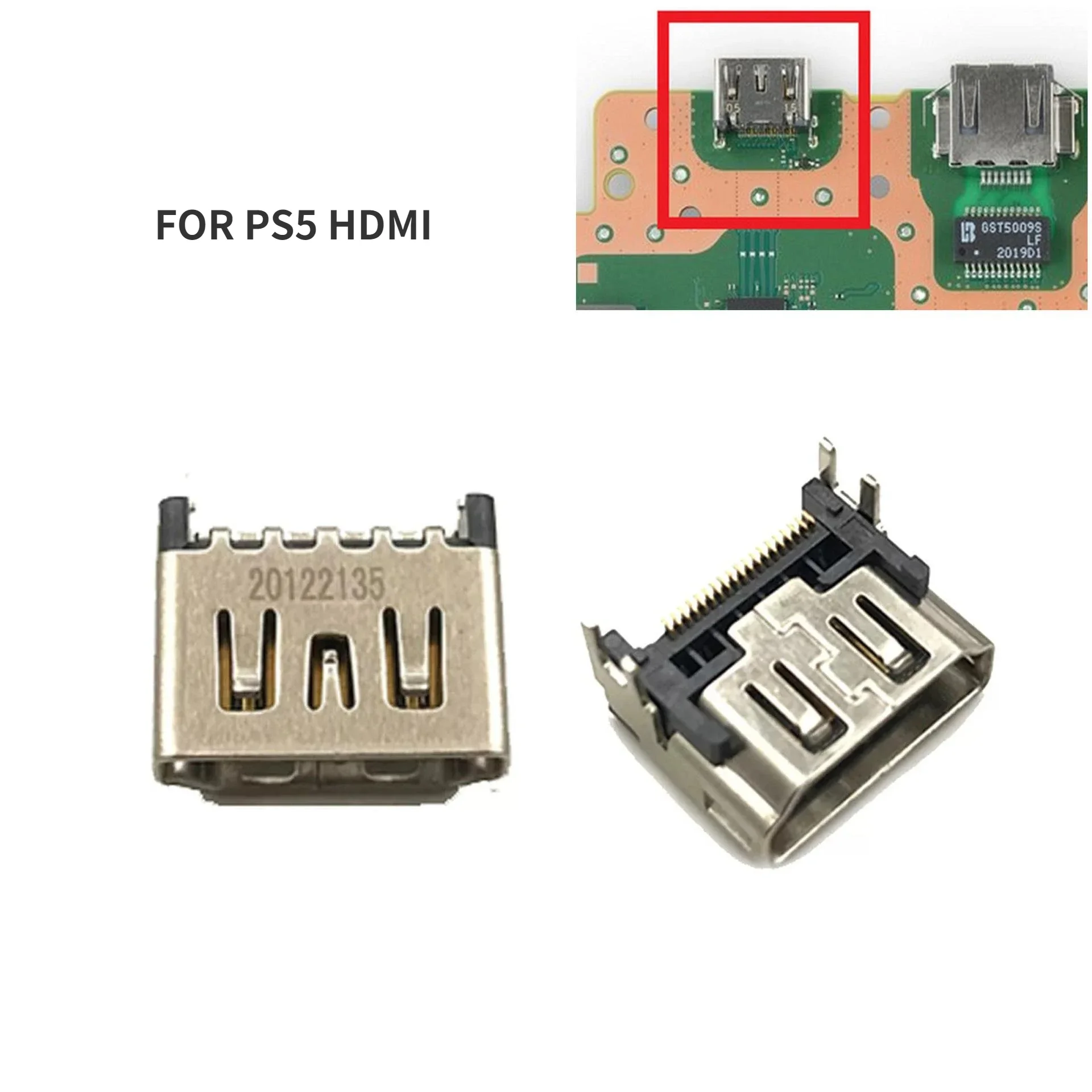 100pcs For Ps4 Ps5 console HDMI female HD interface Reverse Chip female