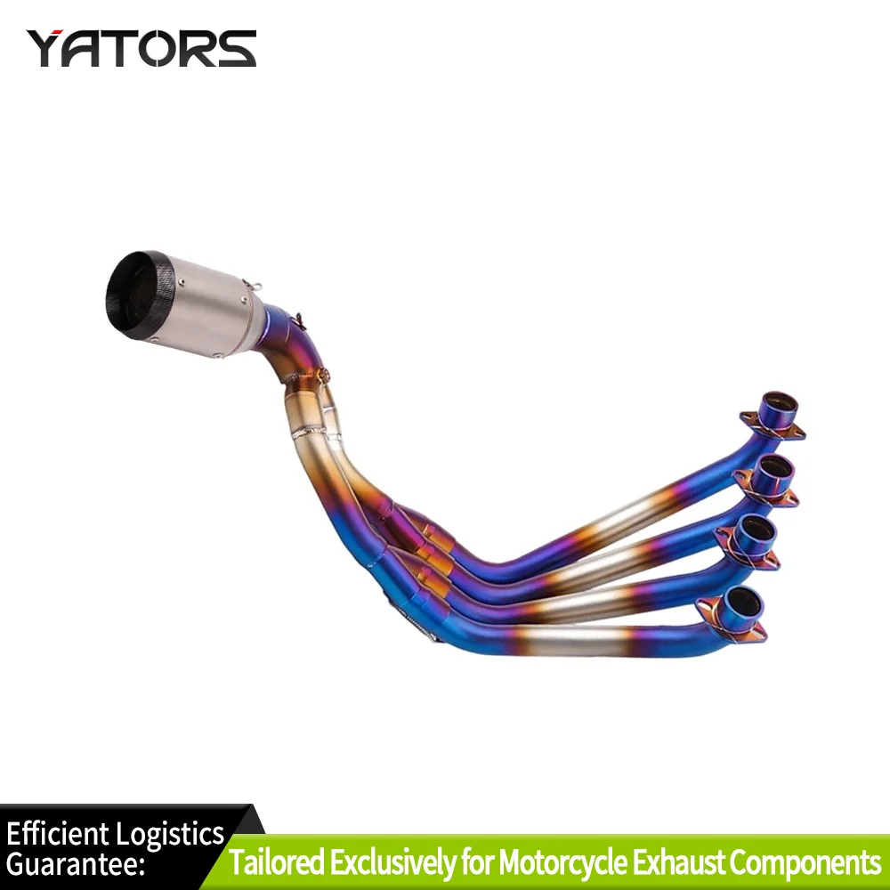 

Exhaust Systems For Honda CB650R CB650F CBR650/F 2014-2024 Full Muffler Tips Blue Exhausts Pipes