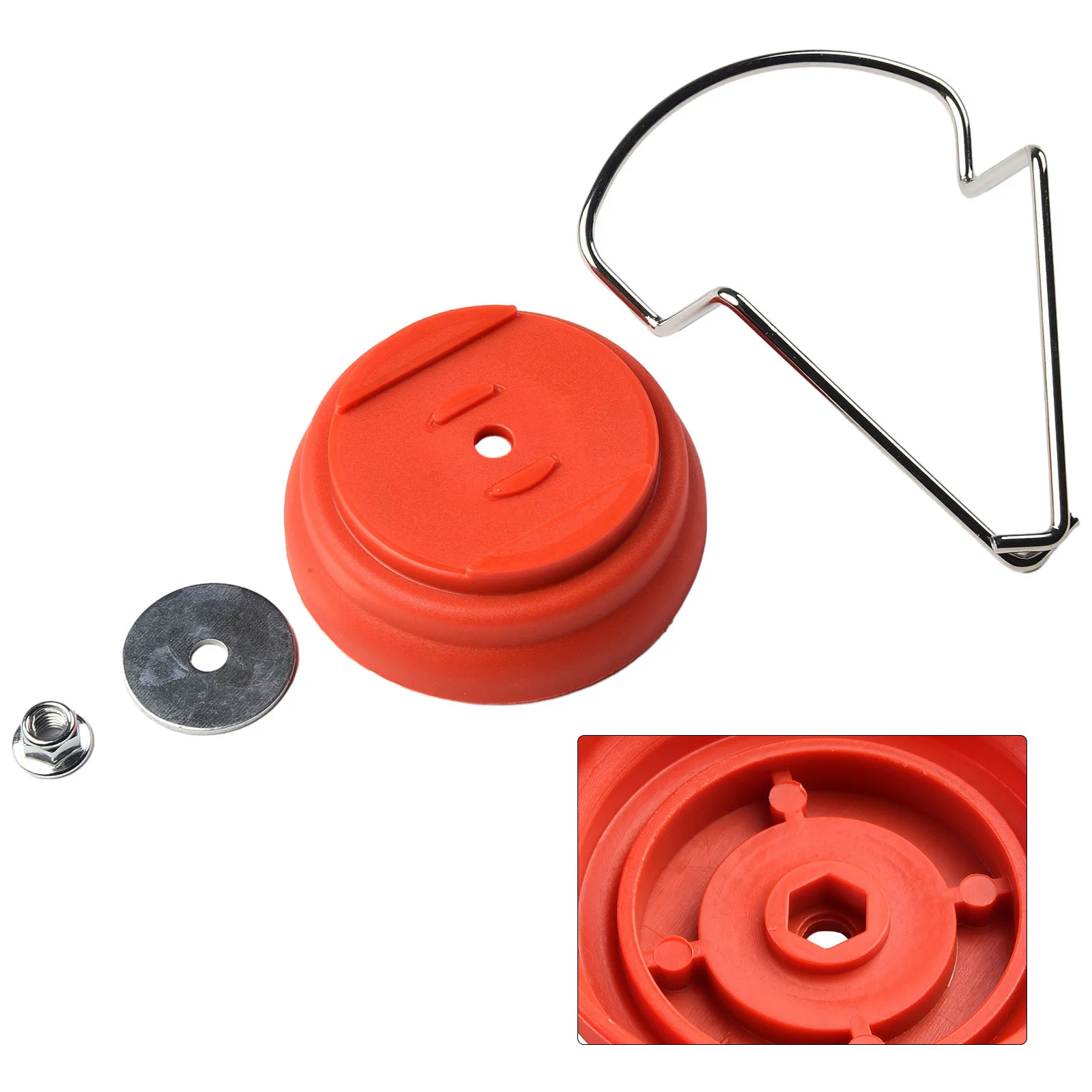 

Trimmer Parts Lawn Mower Fittings Trimmers Garden Scenes Red Steel Plastic Plastic Cover Protective Gasket Green Lithium Battery