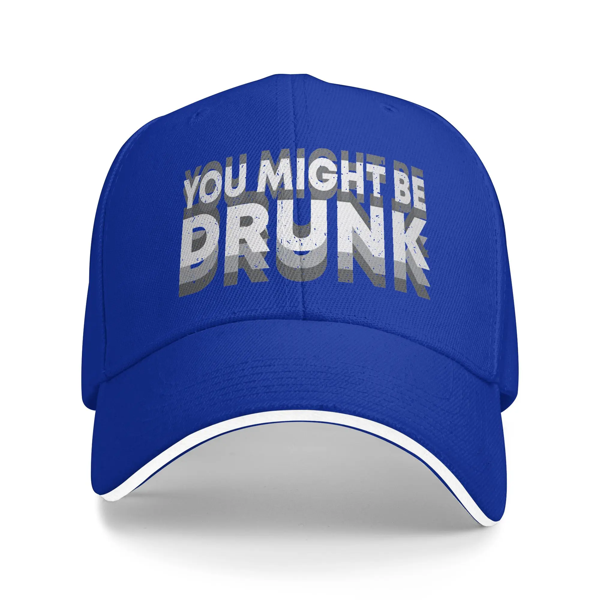 You Might Be Drunk Funny Dizzy Baseball Cap Hip Hop  Sandwich Hat Unisex Adjustable Caps Hat Sport