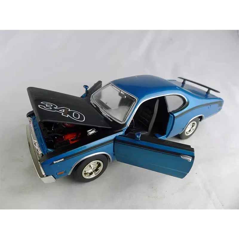 

Diecast Lightning 1:24 Scale 71 Plymouth Duster 340 Alloy Car Model Collectible Toy Gift Souvenir Display Ornament