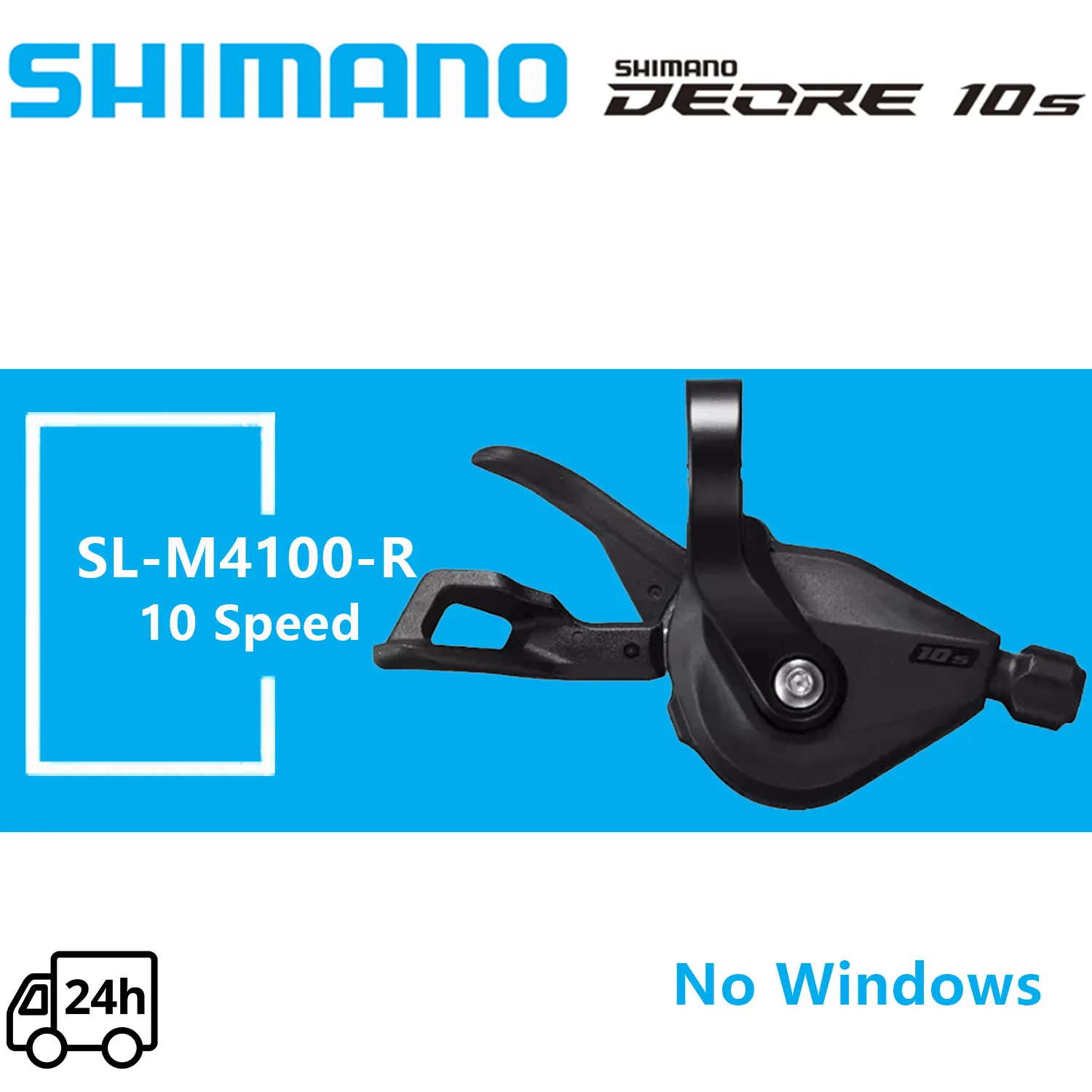 SHIMANO DEORE 10 Speed Groupset M4100 Shifter SL-M4100-R RD-M5120 RD-M4120 Rear Derailleur RD-M5120-SGS Original Parts view 6