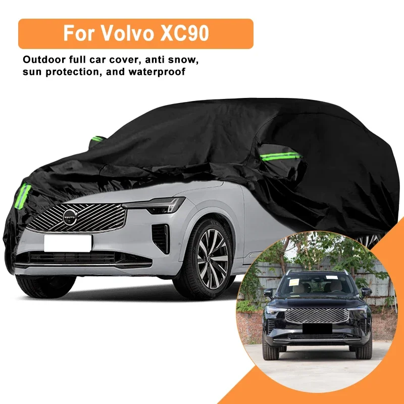 

For Volvo XC90 Car Full Cover - Outdoor Waterproof Snowproof Sunshade, Winter & Summer All Weather Auto Protection Accessory
