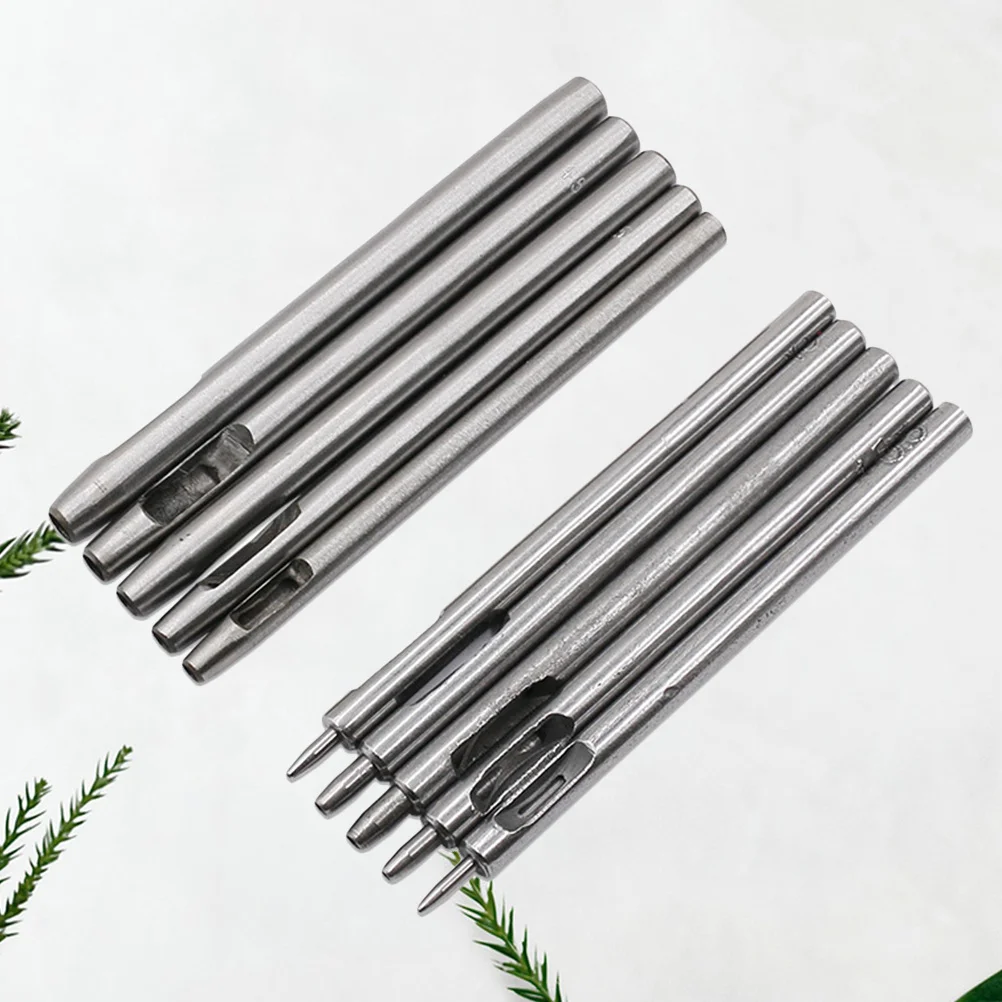 

10pcs Punch Tool 10 Sizes Hollow Round Cutter For Belt Watch Strap Diy Crafting Falconry Chisel Hole Cutter Belt
