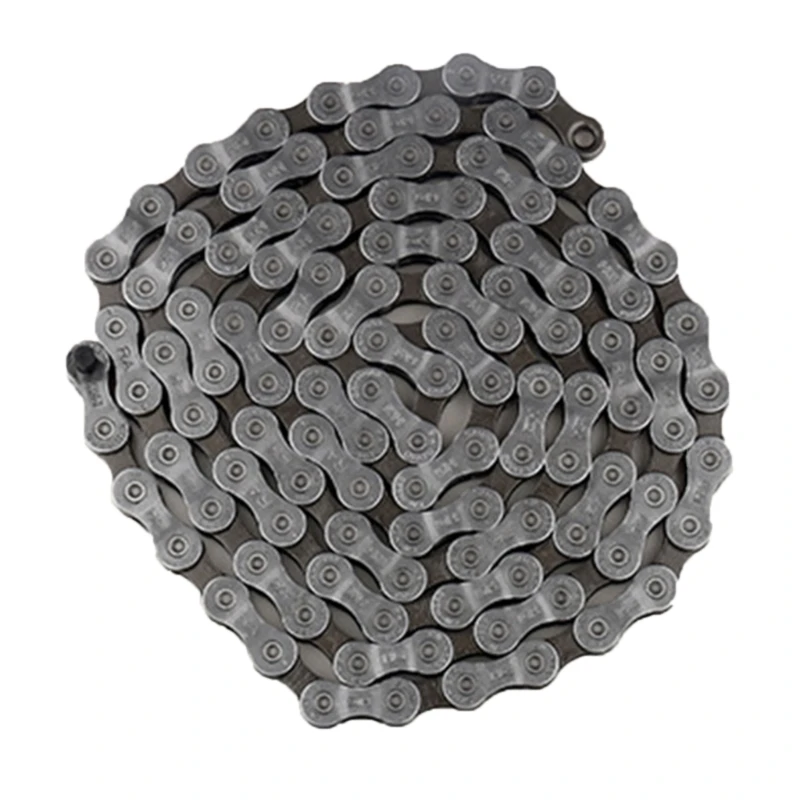 

High Strength Steel Cycling Chain Mountain Bike Chain, 9 Speed Bicycles Chain 112 Link Bike Derailleur Chain for Bikes