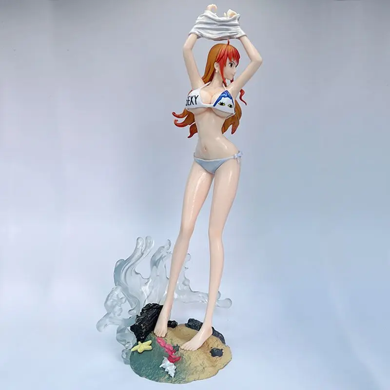 

One Piece Nami Bikini Figure Anime Collectible Statue Desk Display Gift Model Decor