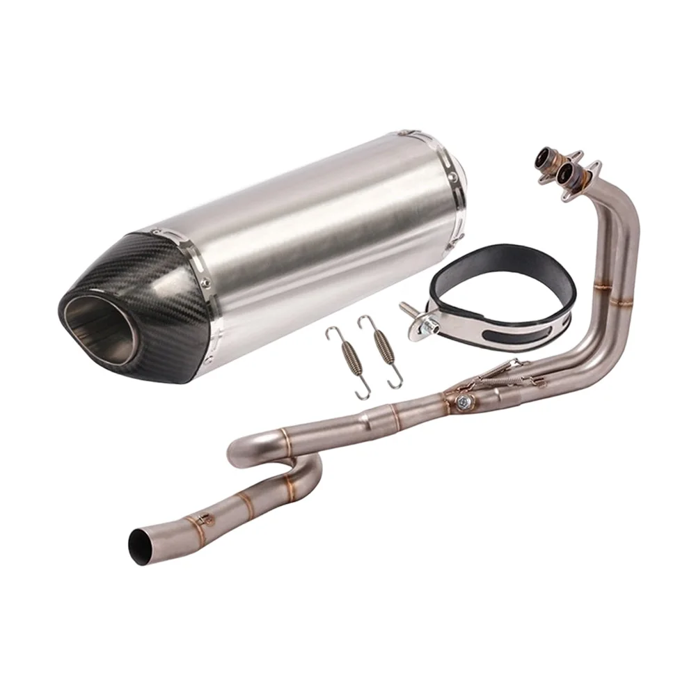 Auspuffsysteme Krümmerrohr Auspuffendrohre für Kawasaki Z400 Ninja 250 400 2017-2022 Auspuffrohre – Detail 2