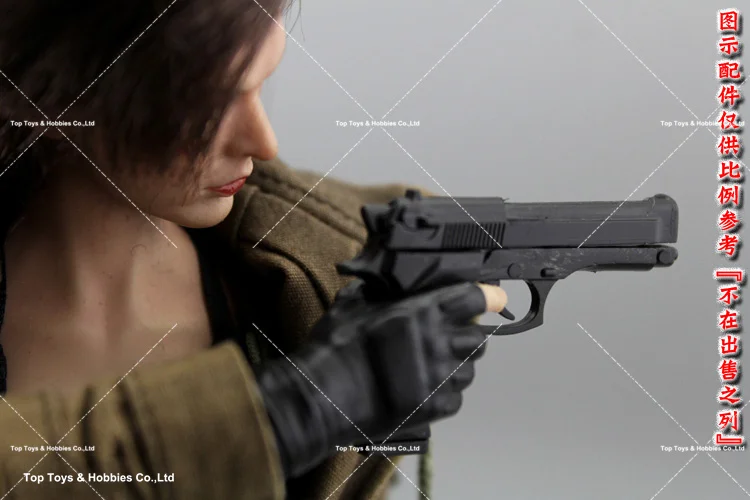 In Stock 1/6 Mini Weapon Model M1911 M1896 P38 PPK Revolver Pistol Handgun Fit 12'' Soldier Action Figure Dolls Accessory